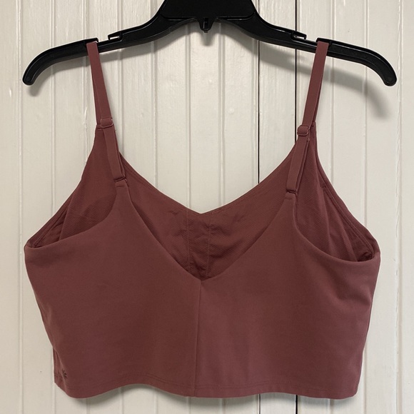 Athleta Elation Longline Sports Bra , XL in Mauve Rose color FREE SHIPPING - Picture 2 of 5